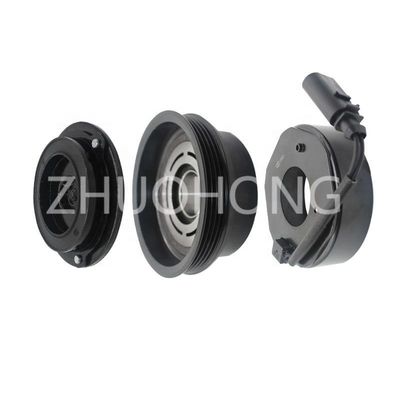 Auto AC Compressor Pulley Clutch Kit 4PK 123MM 12V voor VW SVW SANTANA 3000 2004-2007 1.8