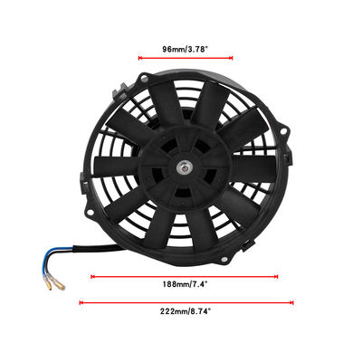 Zwarte plastic radiator ventilator assemblage voor Ford Crown Victoria Lincoln Town Car 4.6L A60