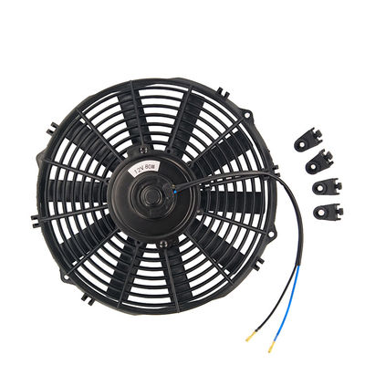 Universele 12 inch rechte lemmen koelventilator voor Mazda voertuigen' radiator in zwart plastic