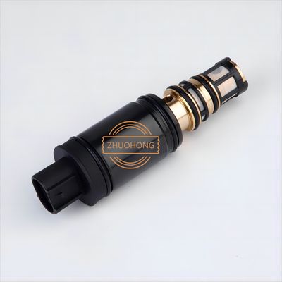 Zwarte compressorcontrole klep voor DENSO 5SE09C 5SE12C 6SEU16